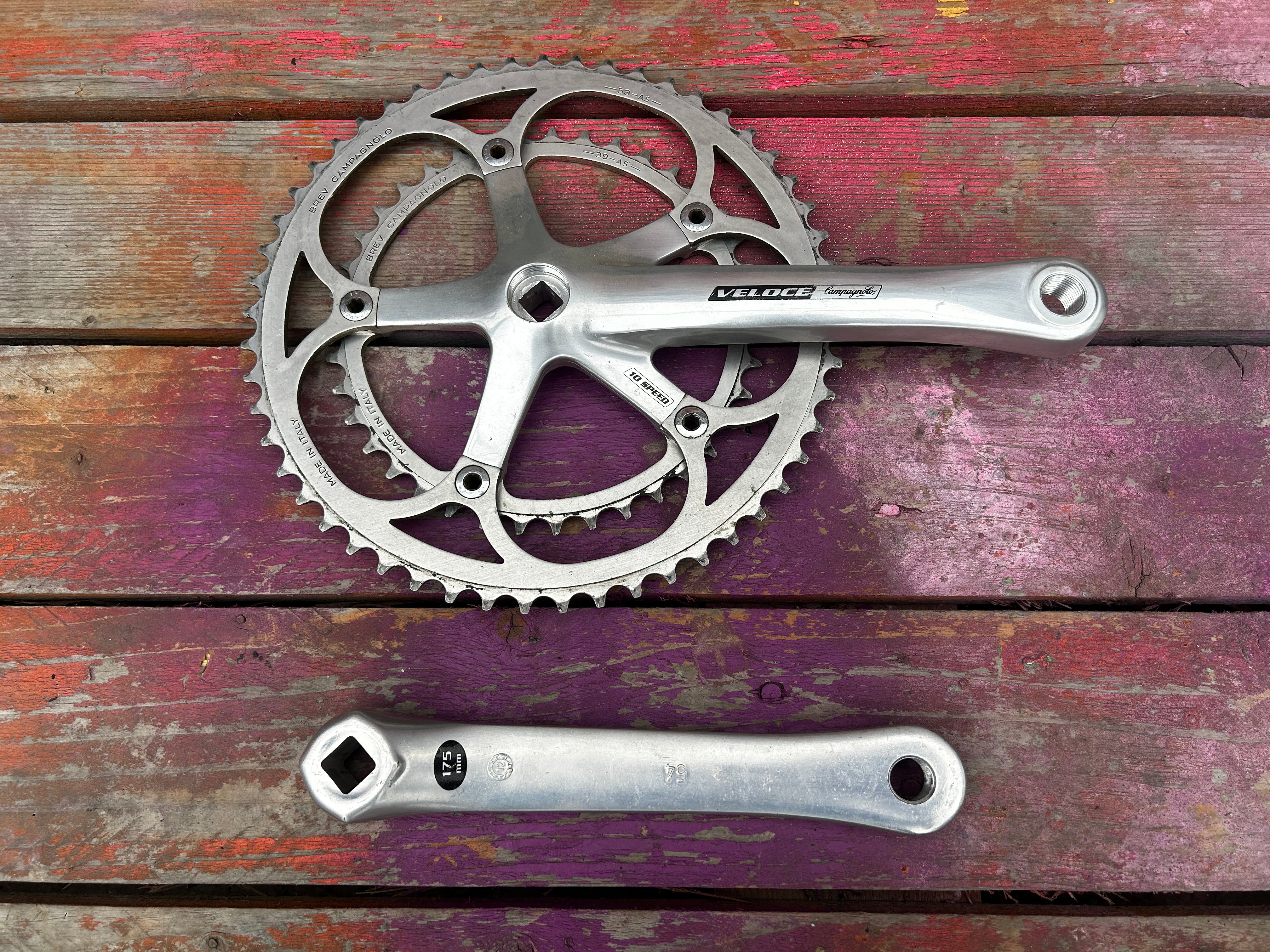 Campagnolo Veloce crank set – Washo's Bike Shop