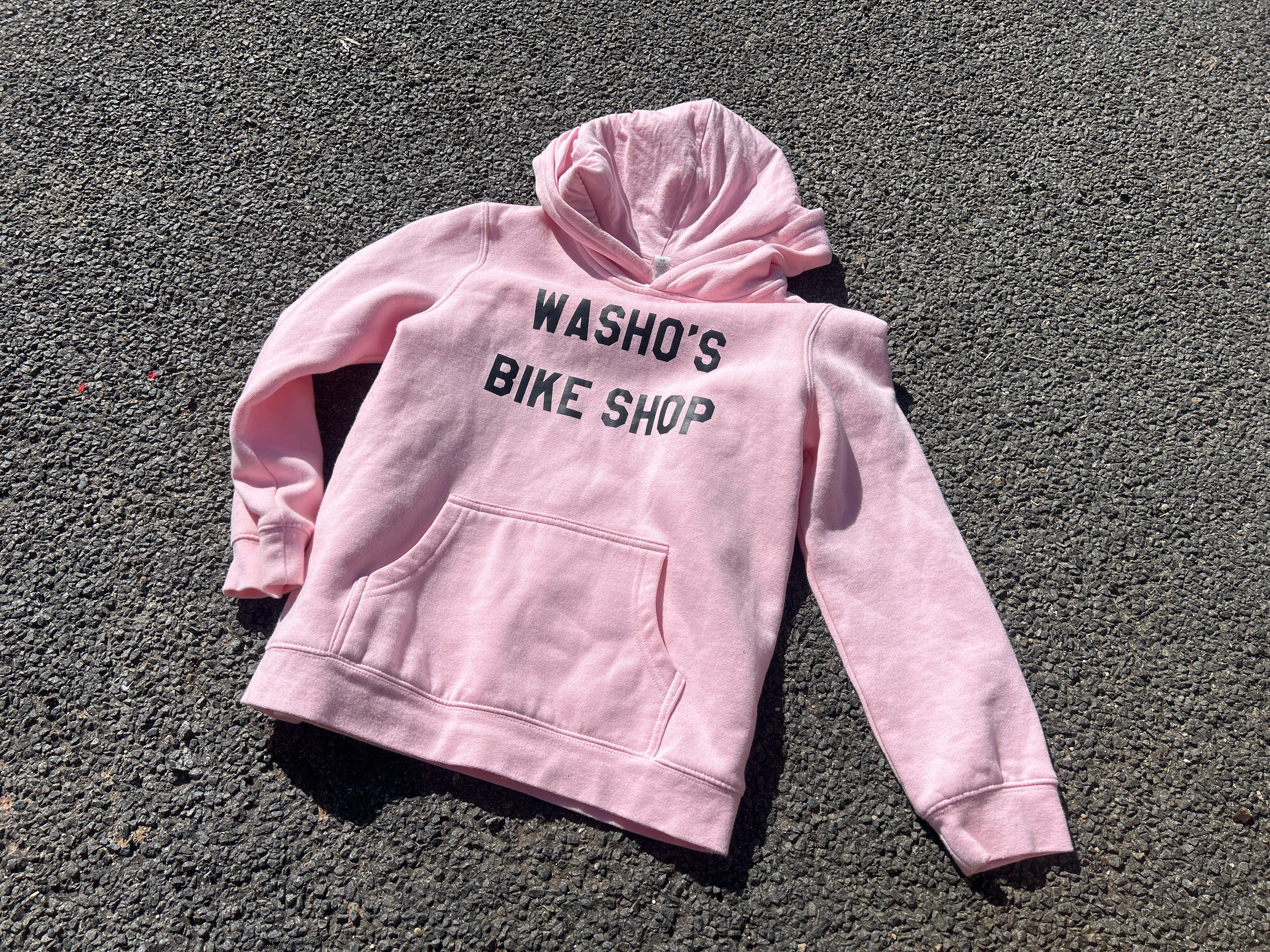 Washo’s Bike Shop kids hoodie