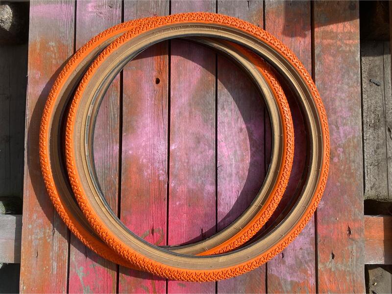 Kenda K55 Orange BMX tyre 20x1.75